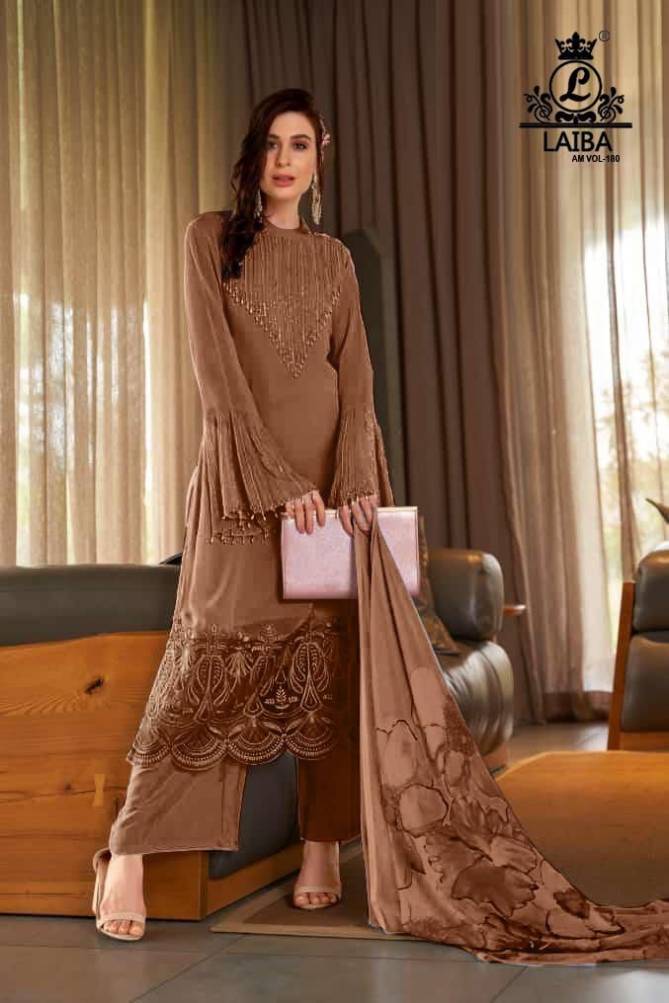 Am Vol 180 Georgette Pakistani Readymade Suits Catalog